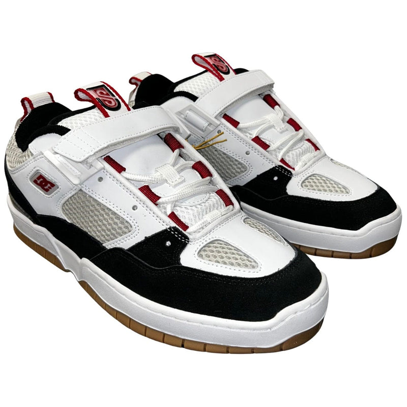 DC Shoes JS 1 Skate Shoes | White, Black & Red