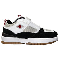 DC Shoes JS 1 Skate Shoes | White, Black & Red - The Vines Supply Co