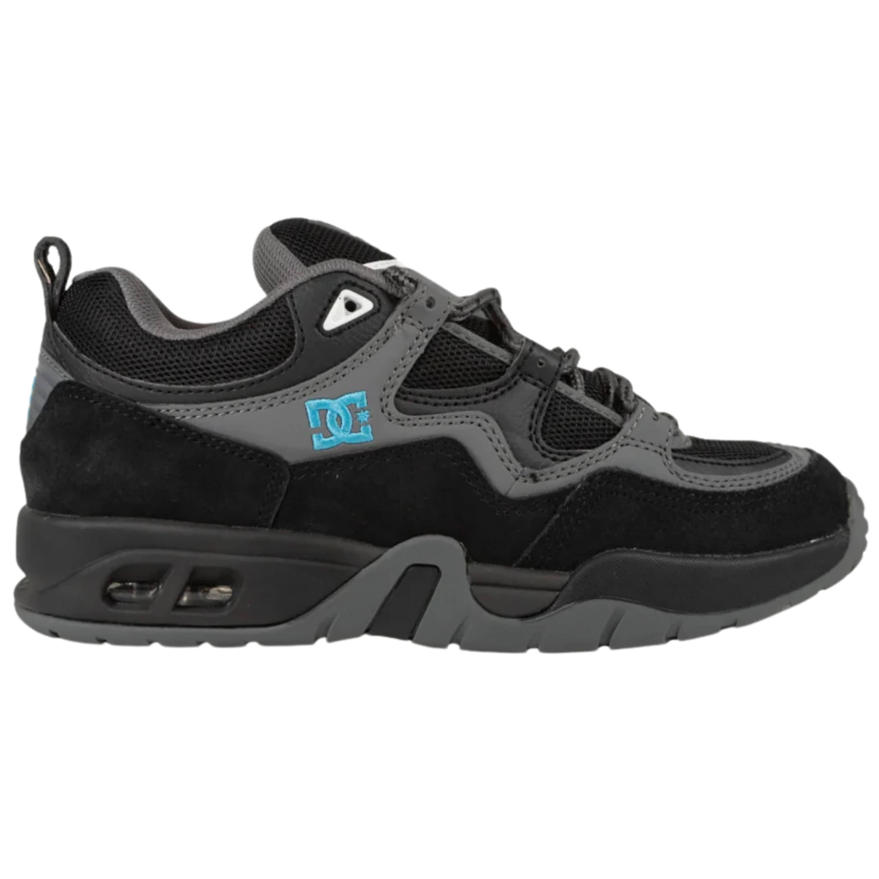 DC Shoes Truth Skate Shoes | Black, Grey & Blue | The Vines Supply Co