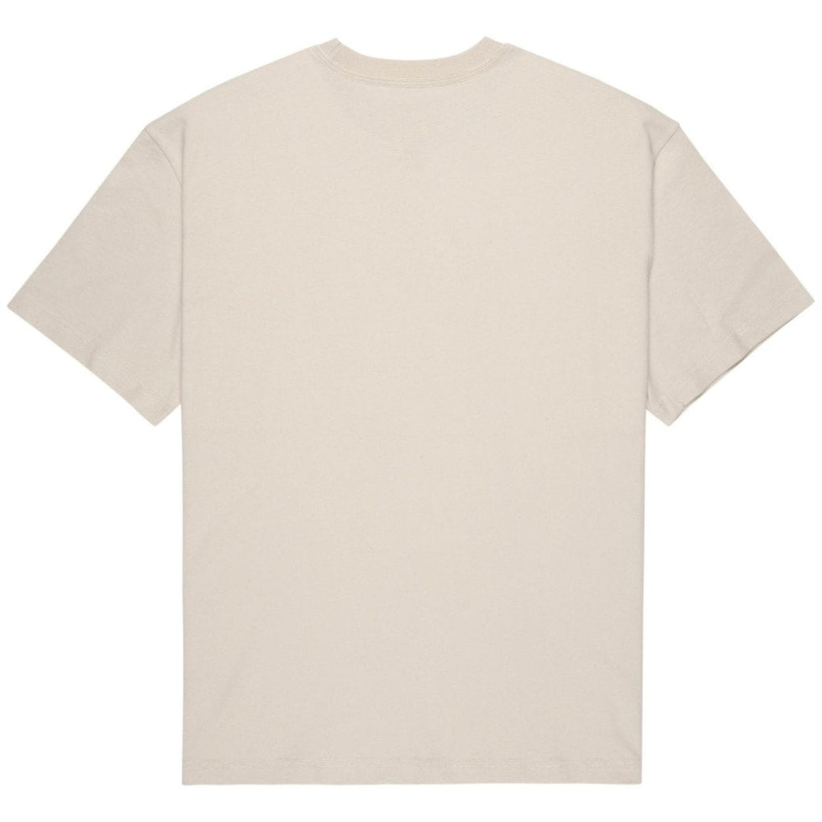 Beige DC Slathletic T-Shirt for men, casual fit, featuring DC Shoes logo on the front, made of comfortable soft fabric.