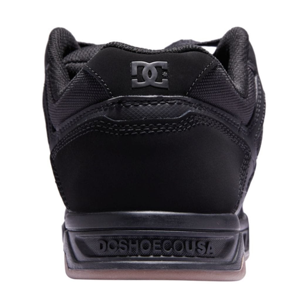 DC Stag Skate Shoes | Black & Gum