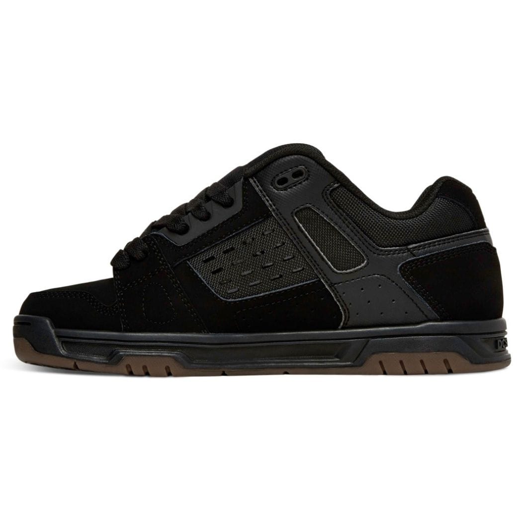 DC Stag Skate Shoes | Black & Gum