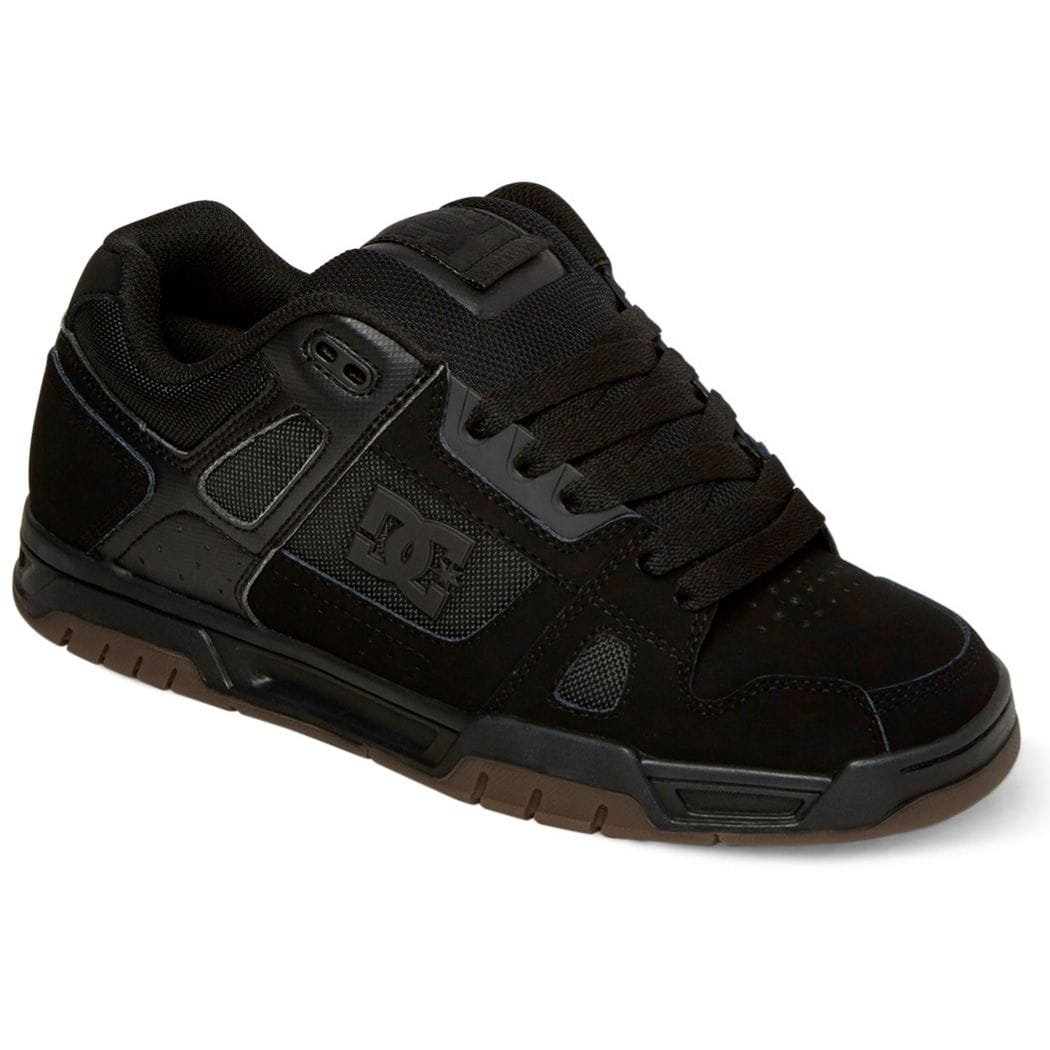 DC Stag Skate Shoes | Black & Gum