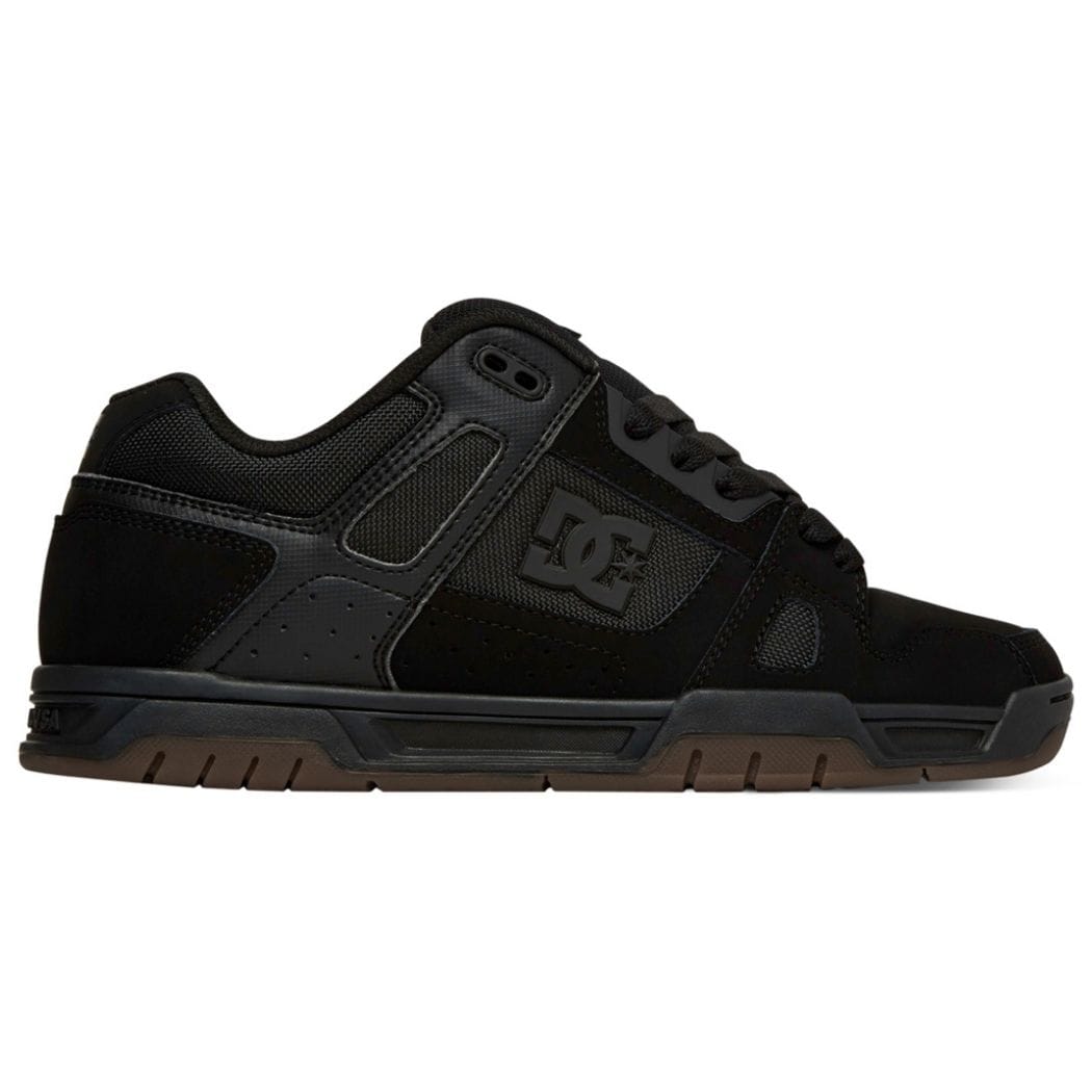 DC Stag Skate Shoes | Black & Gum