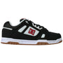 DC Stag Skate Shoes | Black, White & Red