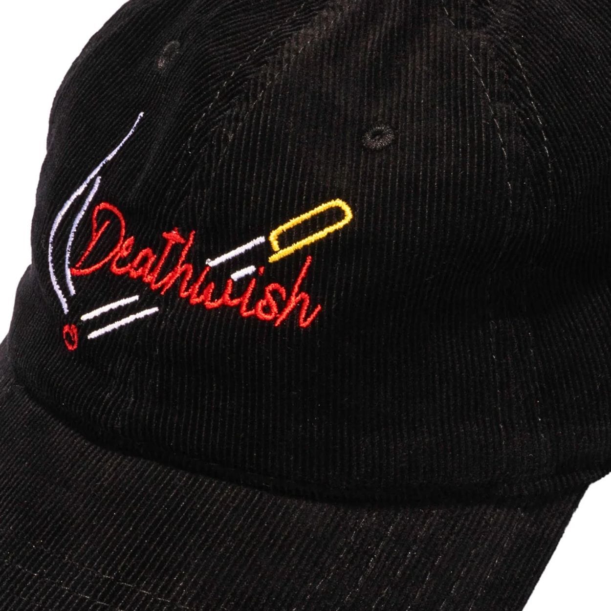 Deathwish Neon Nights Dad Cap | Black - The Vines Supply Co