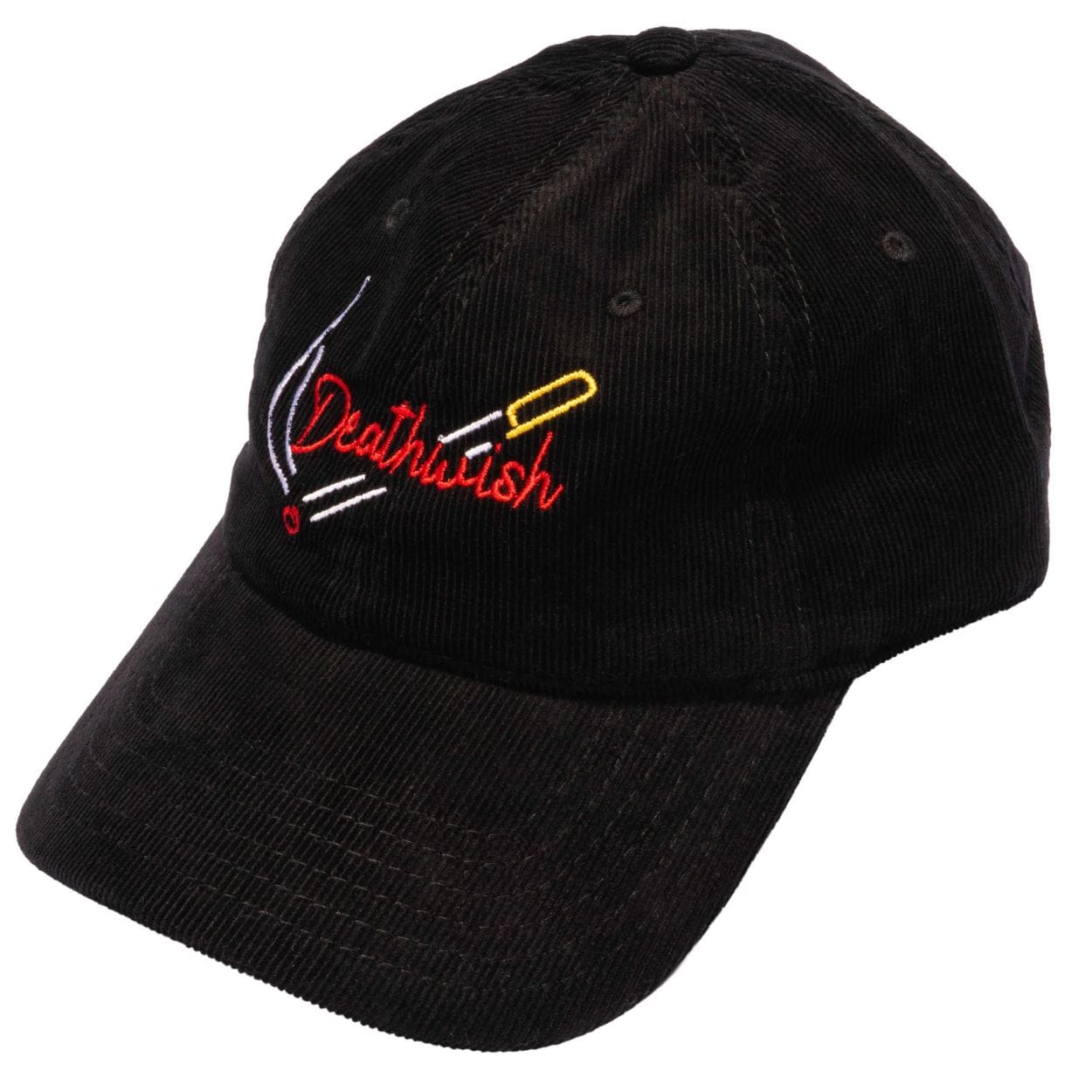 Deathwish Neon Nights Dad Cap | Black - The Vines Supply Co