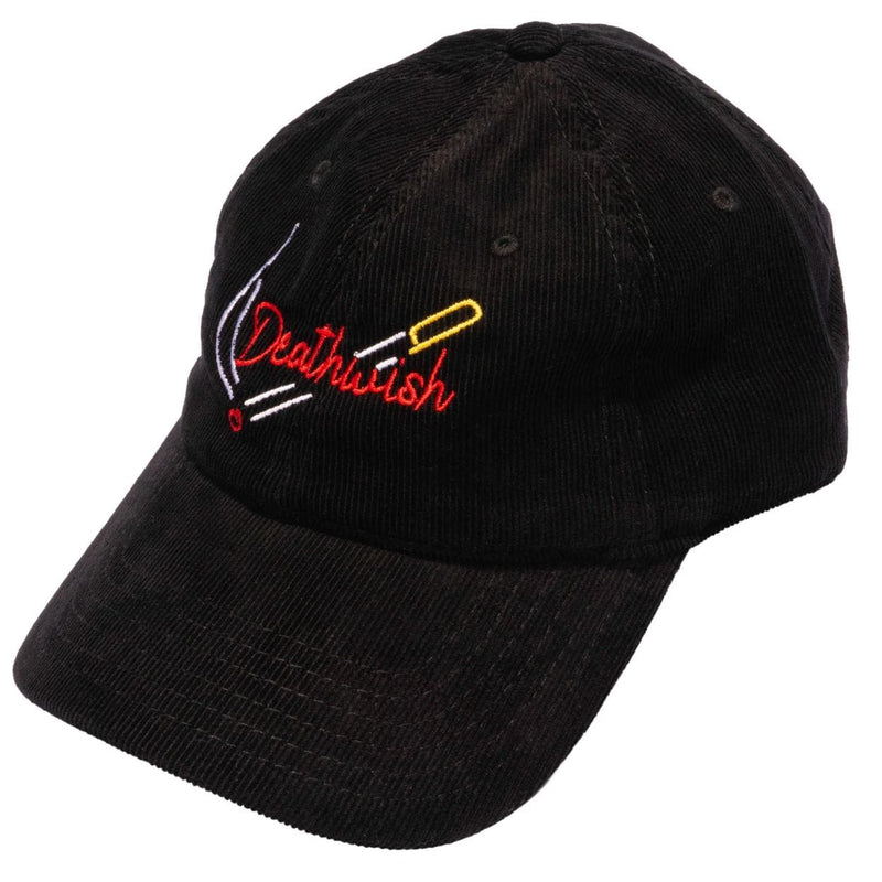 Deathwish Neon Nights Dad Cap | Black - The Vines Supply Co