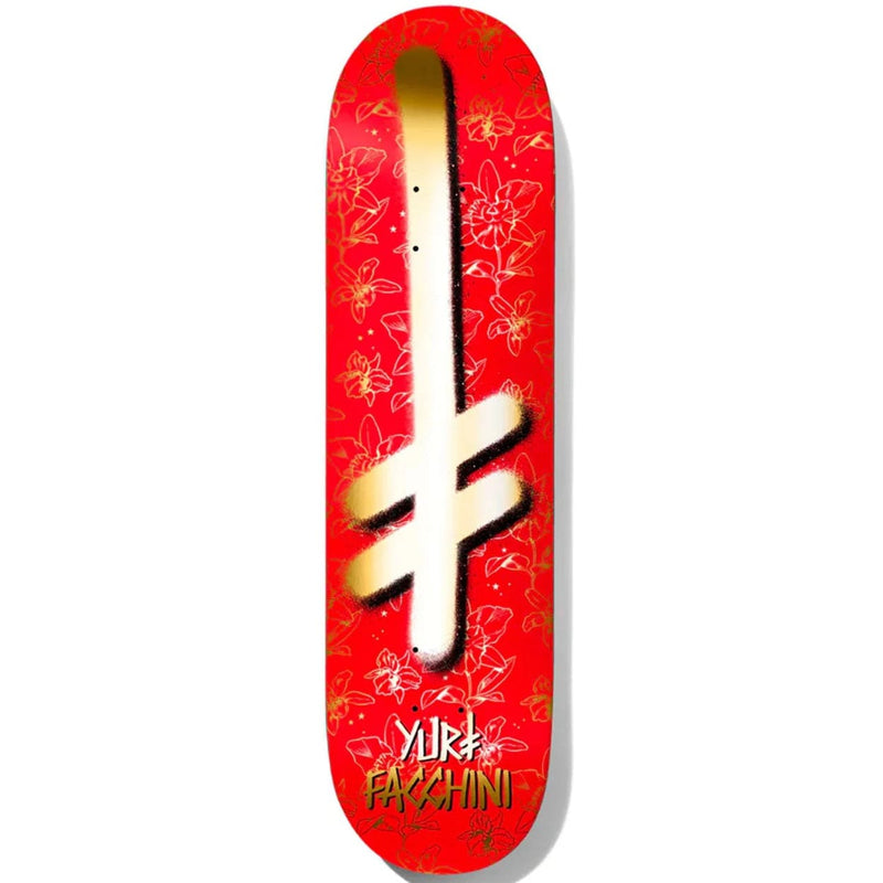 Deathwish Yuri Facchini Gang Logo Orchids Skateboard Deck | 8.25" - The Vines Supply Co