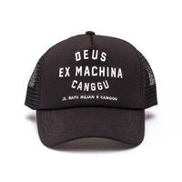 Deus Ex Machina Deus Ex Machina Canggu Address Trucker Cap | Black Caps | The Vines