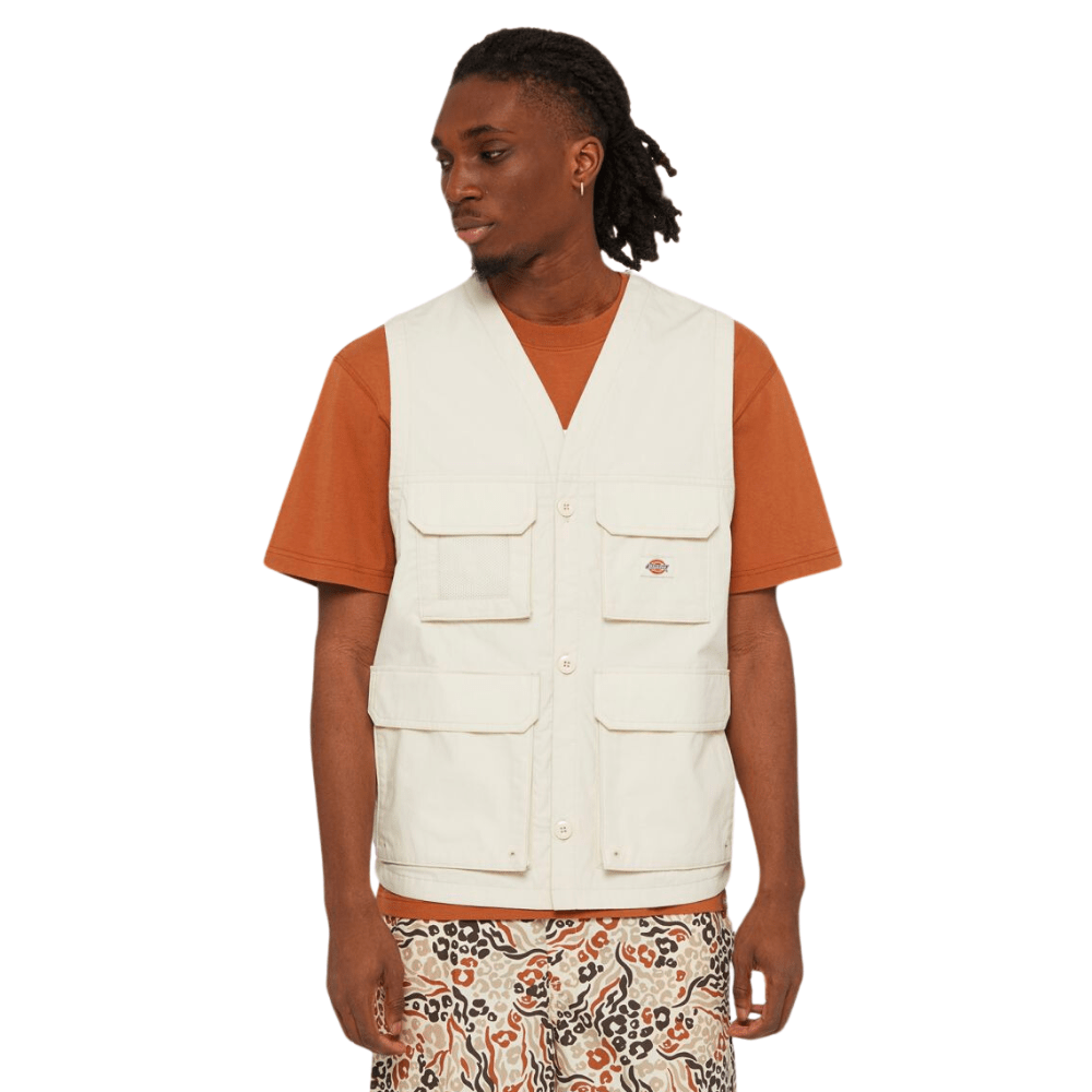 Dickies Skateboarding Fishersville Vest | Whitecap Grey - The Vines Supply Co