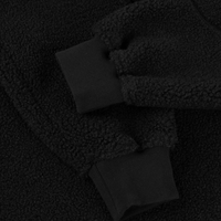 Dime MTL Polar Fleece Sherpa Zip | Black - The Vines Supply Co