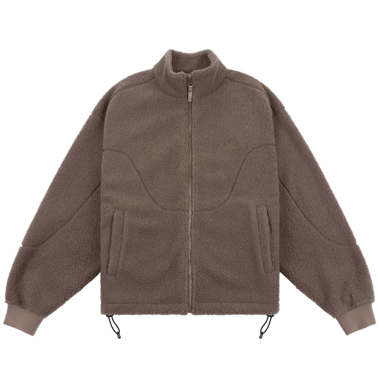 Dime MTL Polar Fleece Sherpa Zip | Mocha - The Vines Supply Co
