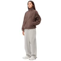 Dime MTL Polar Fleece Sherpa Zip | Mocha - The Vines Supply Co