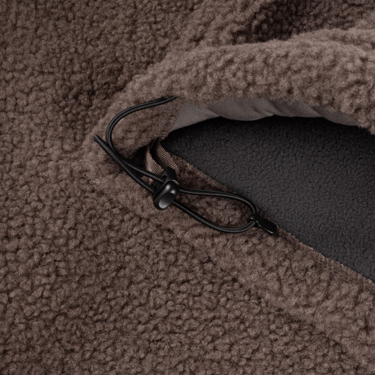 Dime MTL Polar Fleece Sherpa Zip | Mocha - The Vines Supply Co