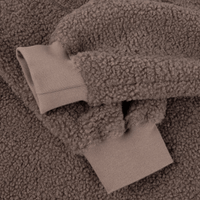 Dime MTL Polar Fleece Sherpa Zip | Mocha - The Vines Supply Co