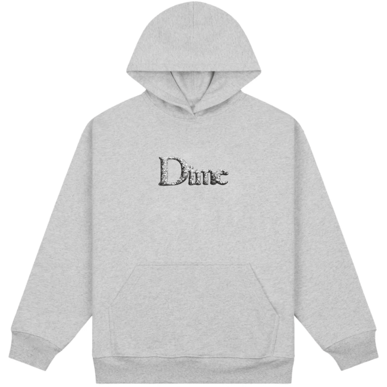 Dime MTL Classic Decoy Hoodie | Heather Grey - The Vines Supply Co