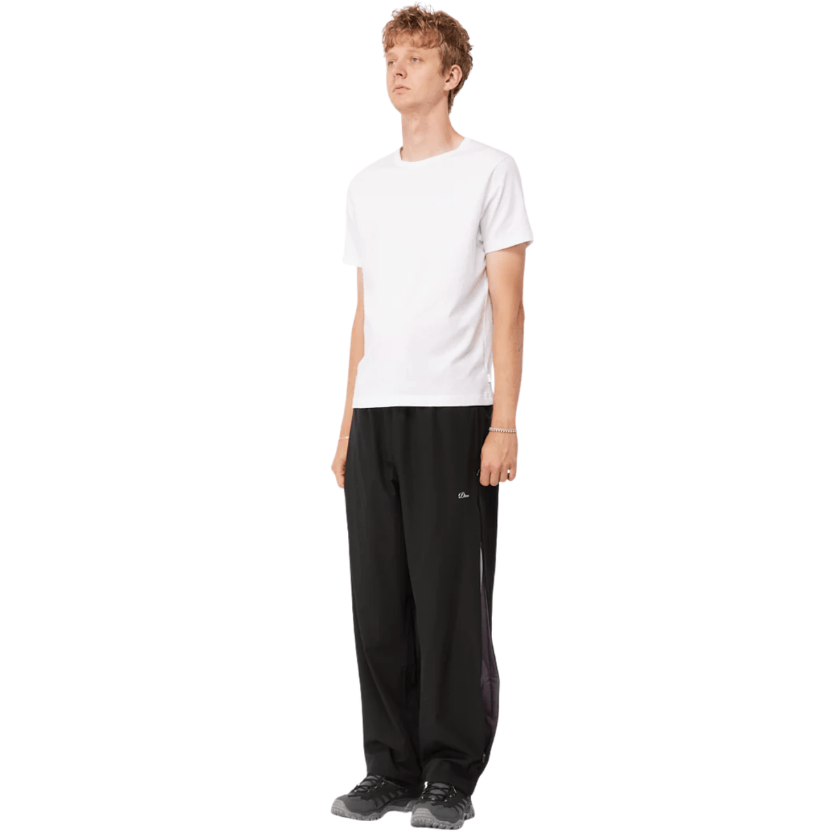 Dime MTL Athletic Zip Pants | Black | The Vines Supply Co
