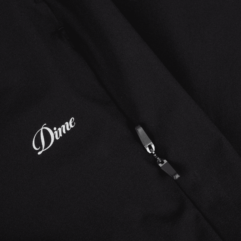 Dime MTL Athletic Zip Pants | Black - The Vines Supply Co