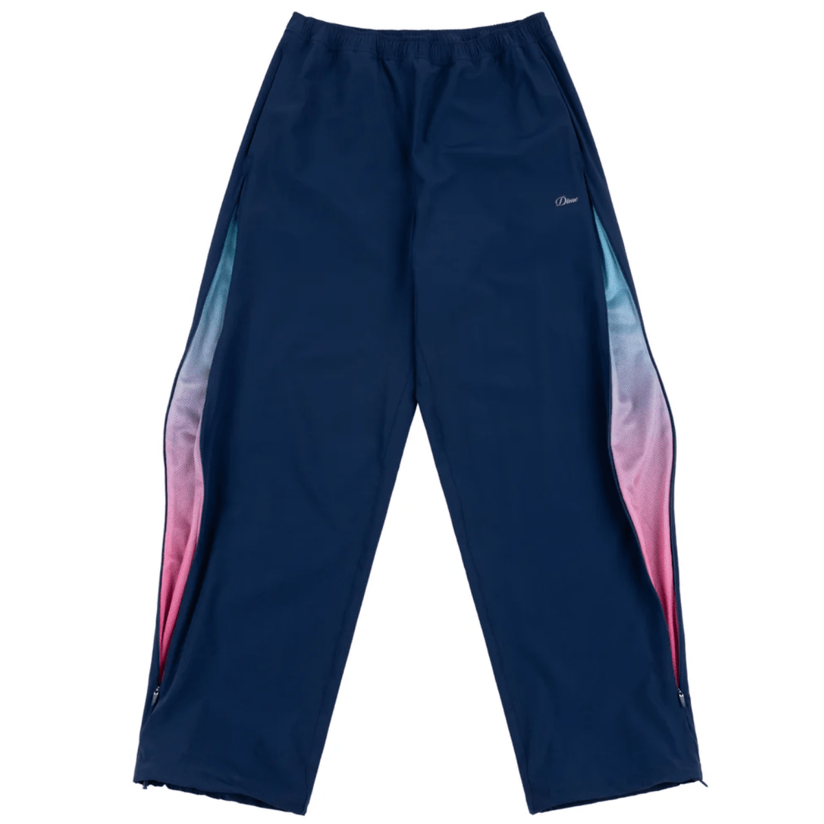 Dime MTL Athletic Zip Pants | Dark Blue | The Vines Supply Co