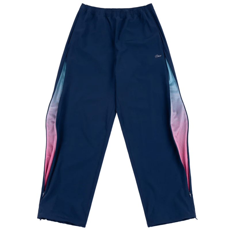 Dime MTL Athletic Zip Pants | Dark Blue - The Vines Supply Co