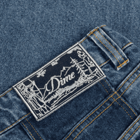 Dime MTL Baggy Denim Pants | Knowtomatic Blue - The Vines Supply Co