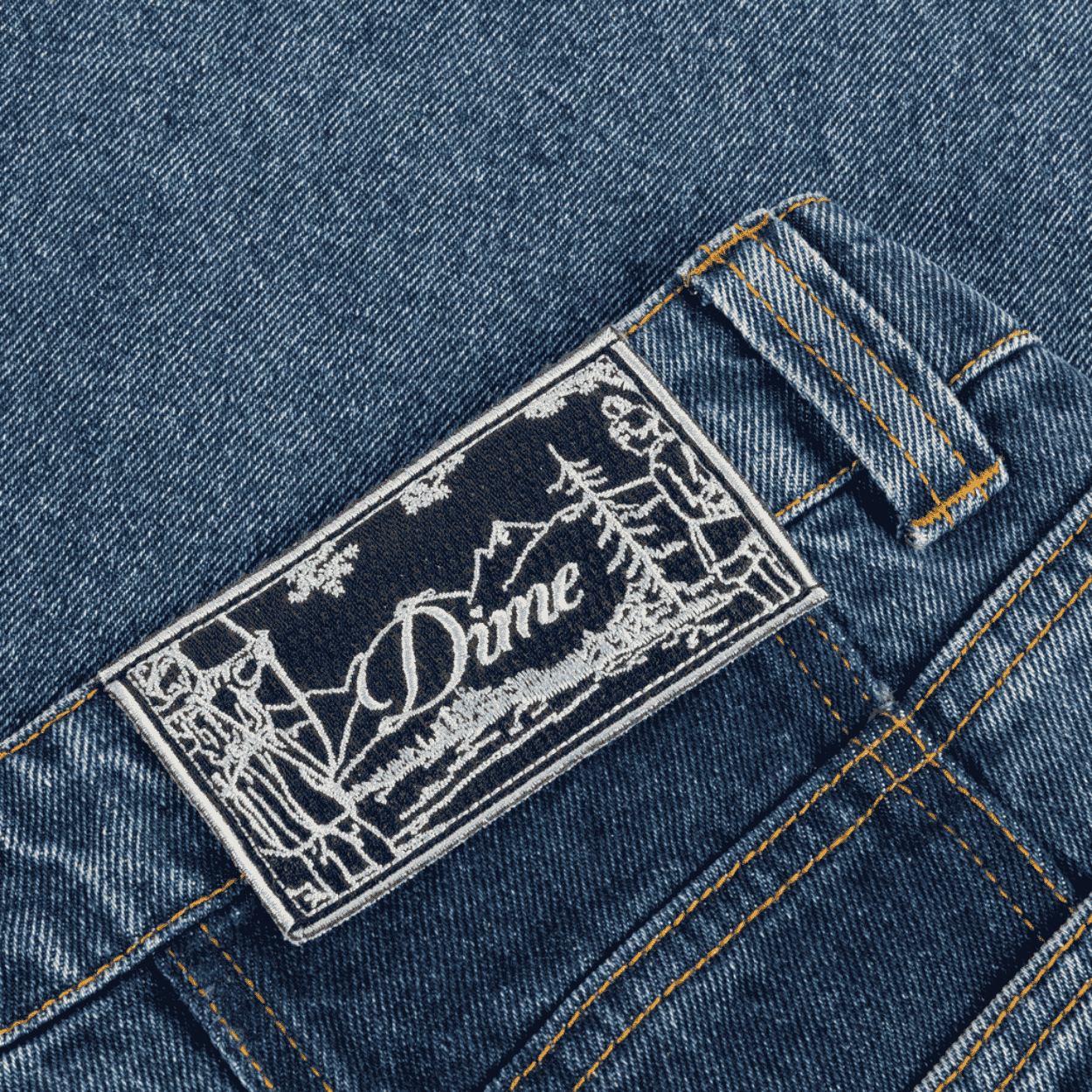 Dime MTL Baggy Denim Pants | Knowtomatic Blue - The Vines Supply Co