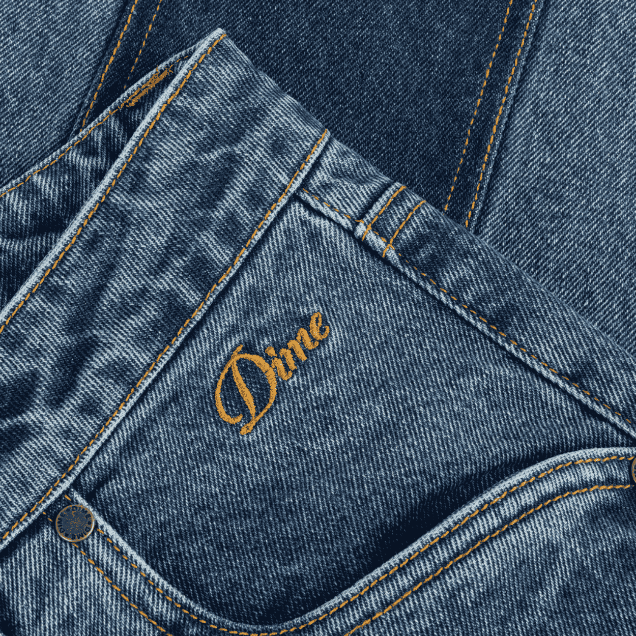 Dime MTL Baggy Denim Pants | Knowtomatic Blue - The Vines Supply Co
