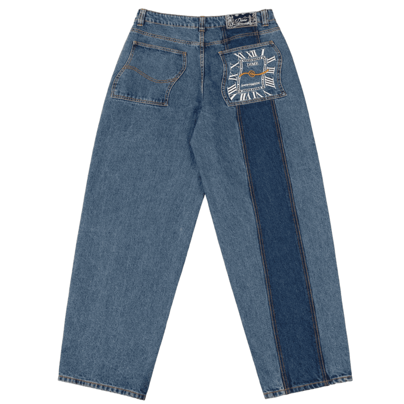 Dime MTL Baggy Denim Pants | Knowtomatic Blue - The Vines Supply Co