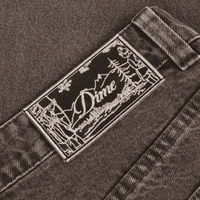 Dime MTL Baggy Denim Pants | Sandblasted Brown - The Vines Supply Co