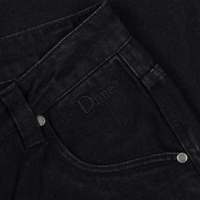 Dime MTL Classic Relaxed Denim Pants | Black Washed - The Vines Supply Co
