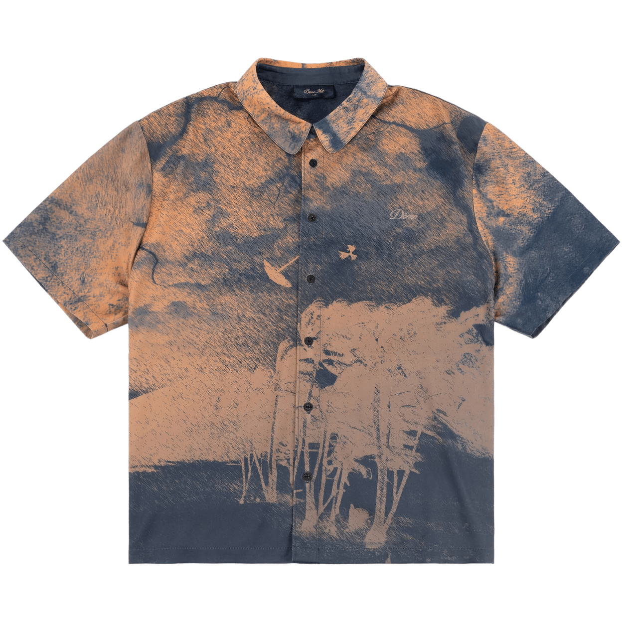 Dime MTL Day Off Button Shirt | Peach - The Vines Supply Co