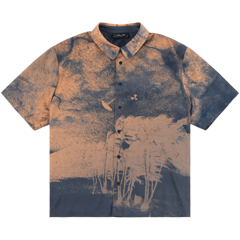 Dime MTL Day Off Button Shirt | Peach - The Vines Supply Co