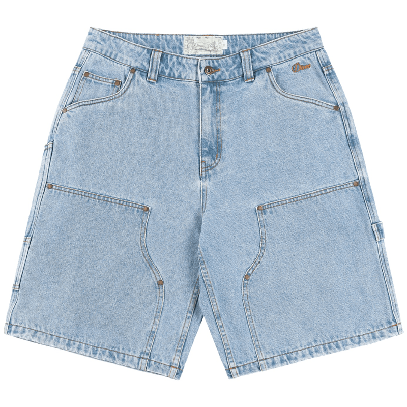 Dime MTL Carpenter Denim Shorts | Blue Washed - The Vines Supply Co