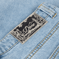 Dime MTL Carpenter Denim Shorts | Blue Washed - The Vines Supply Co