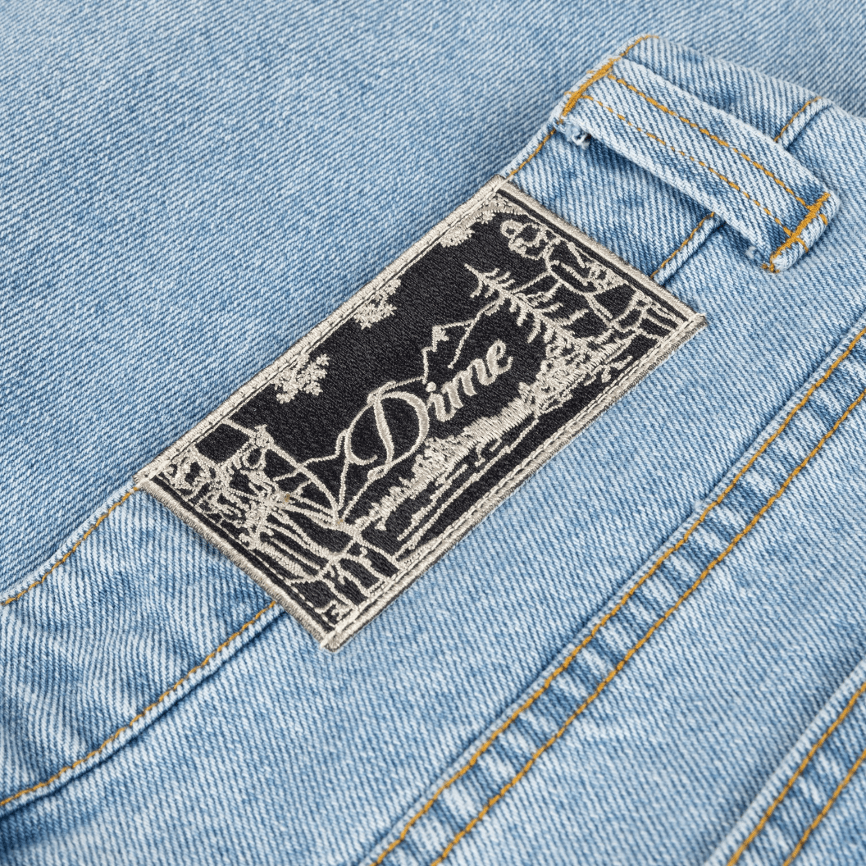 Dime MTL Carpenter Denim Shorts | Blue Washed - The Vines Supply Co
