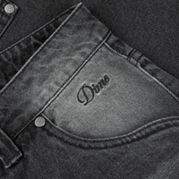 Dime MTL Carpenter Denim Shorts | Sunblasted Black - The Vines Supply Co