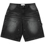 Dime MTL Carpenter Denim Shorts | Sunblasted Black