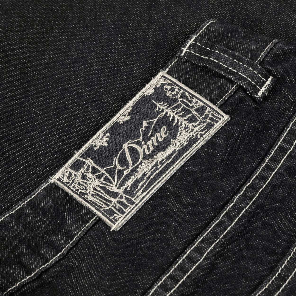 Dime MTL Classic Denim Shorts | Black Washed - The Vines Supply Co