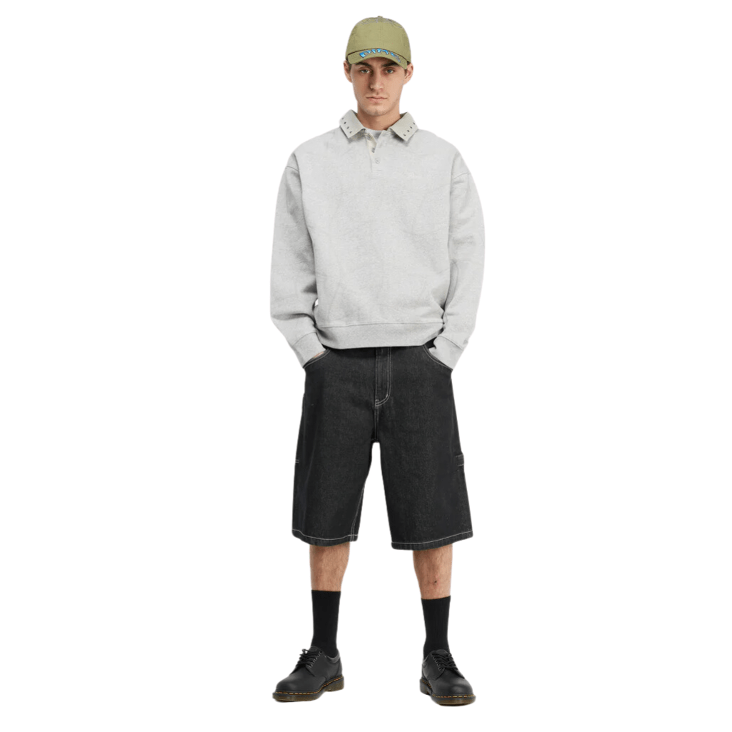 Dime MTL Classic Denim Shorts | Black Washed - The Vines Supply Co