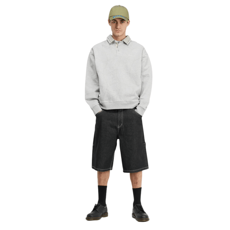 Dime MTL Classic Denim Shorts | Black Washed - The Vines Supply Co