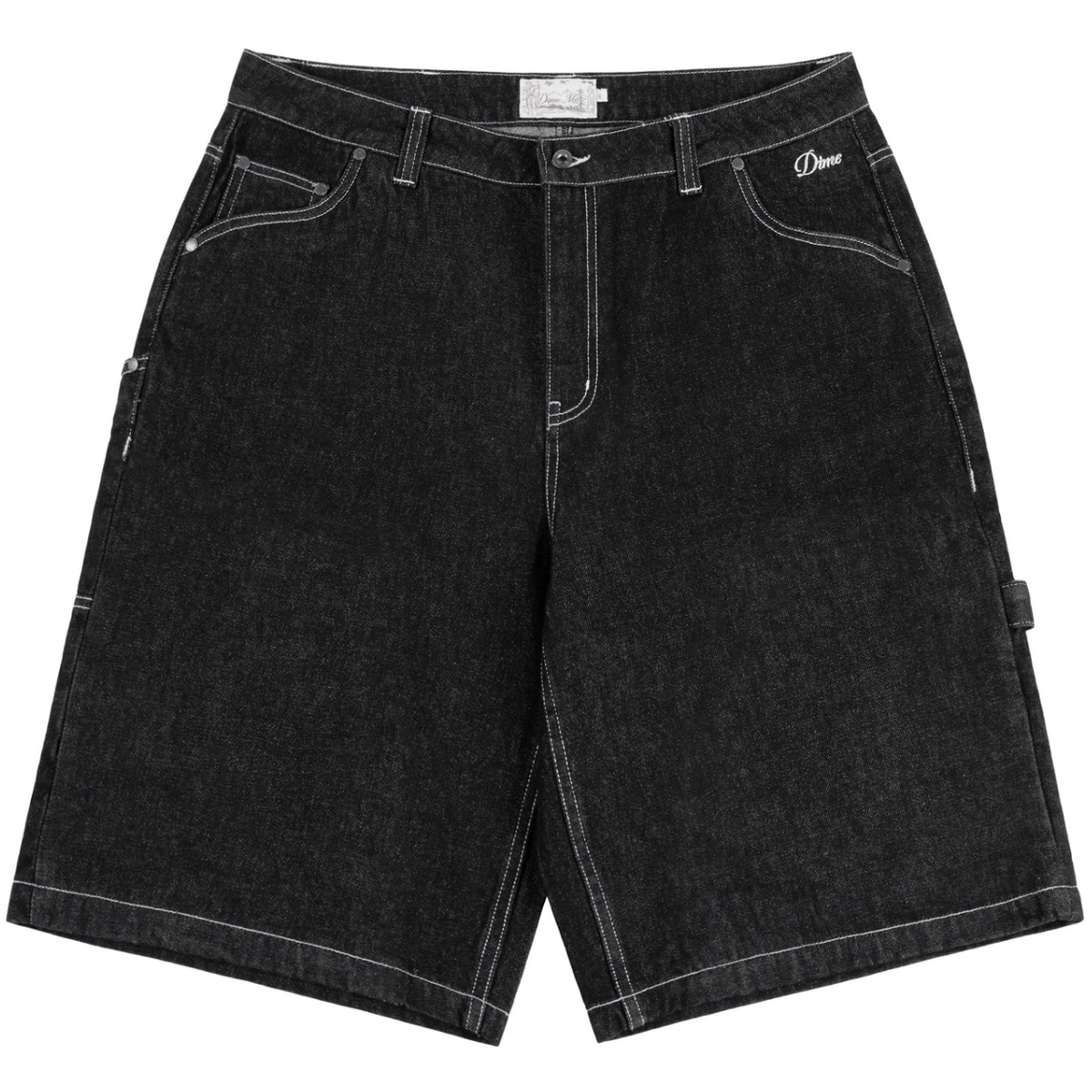 Dime MTL Classic Denim Shorts | Black Washed - The Vines Supply Co