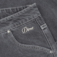 Dime MTL Classic Denim Shorts | Faded Black - The Vines Supply Co