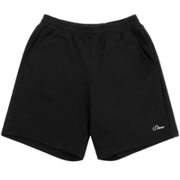 Dime MTL Cursive Small Logo Sweat Shorts | Black - The Vines Supply Co