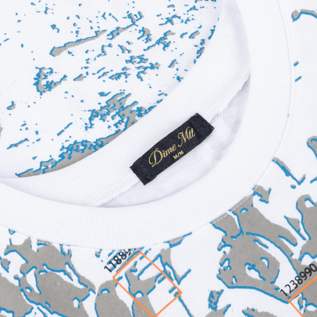 Dime MTL CCTV T-Shirt | White - The Vines Supply Co