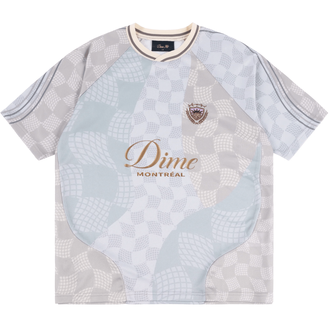 Dime MTL Checkered Home Jersey | Cream - The Vines Supply Co