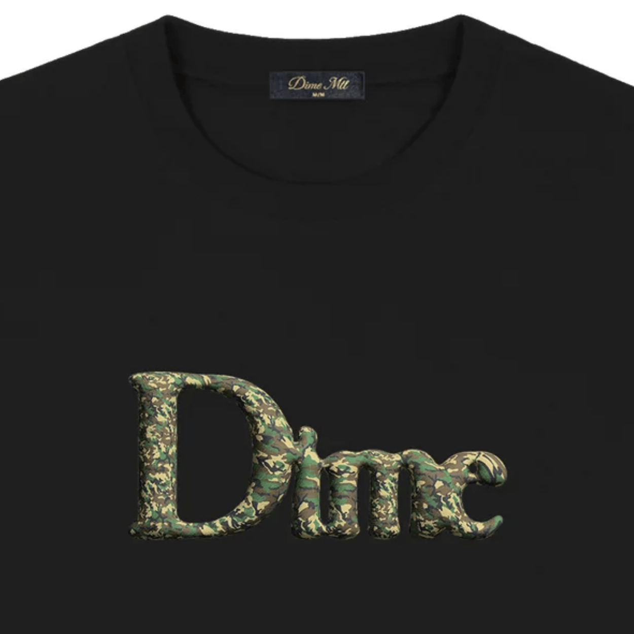 Dime MTL Classic Decoy T-Shirt | Black - The Vines Supply Co