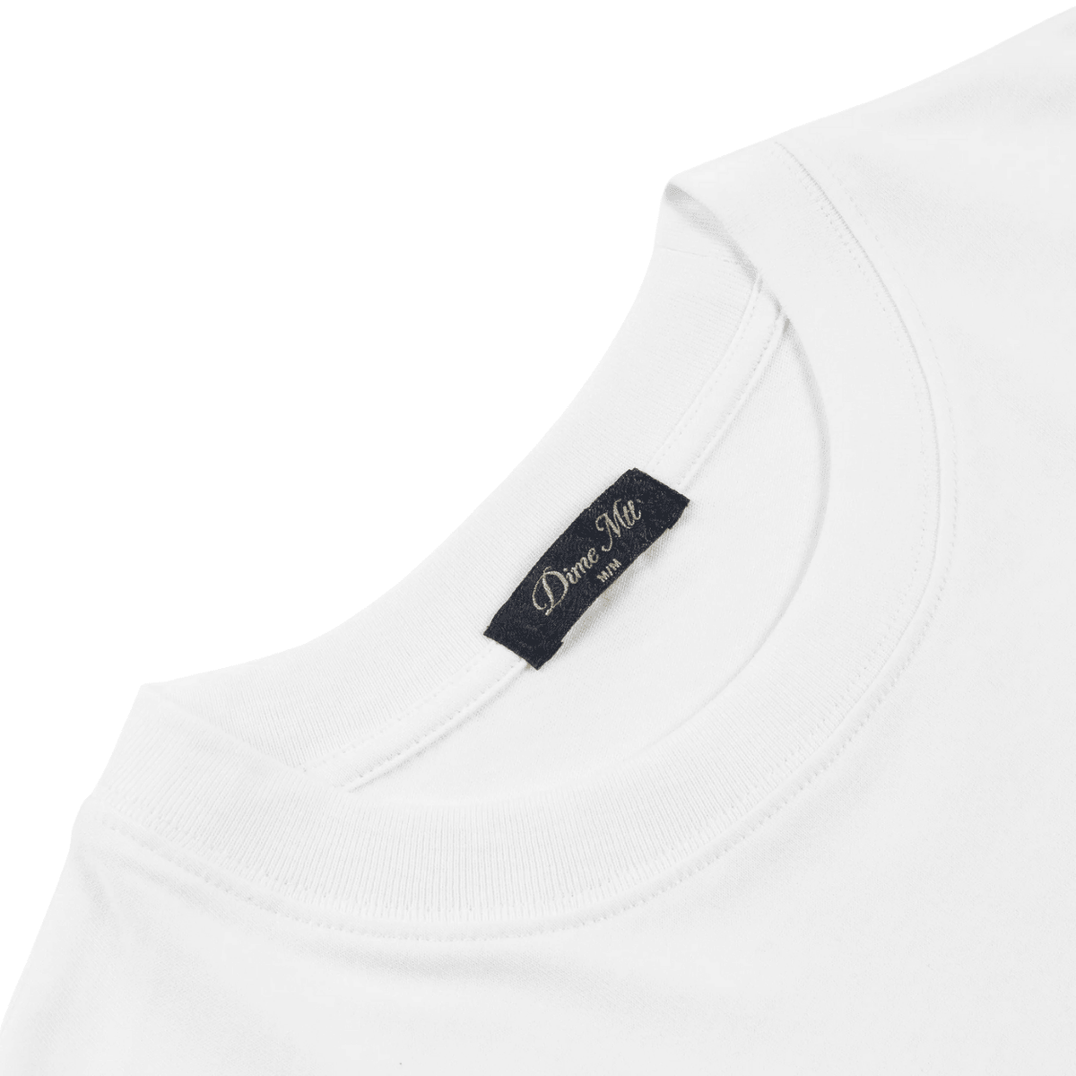 White Dime MTL Plane T-Shirt featuring a graphic design, made from soft fabric, casual fit, perfect for everyday wear.