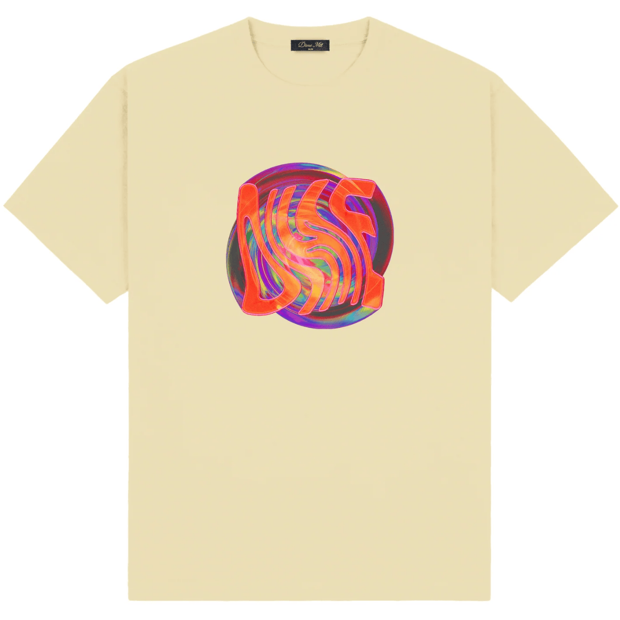 Dime MTL Vortex T-Shirt | Cream - The Vines Supply Co