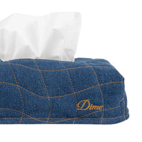 Dime MTL Quilted Tissue Box Cover | Indigo - The Vines Supply Co